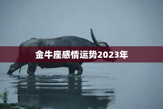 金牛座感情运势2023年(爱情稳定婚姻美满)
