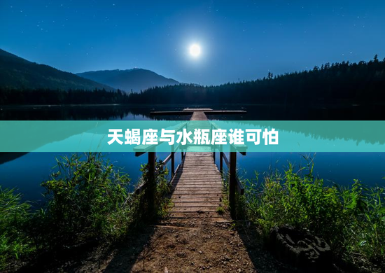 天蝎座与水瓶座谁可怕