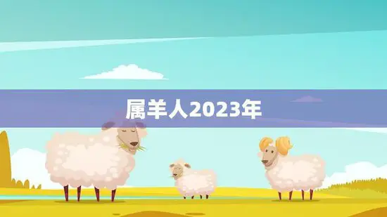 属羊人2023年(财运如何)
