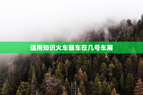 适用知识火车餐车在几号车厢