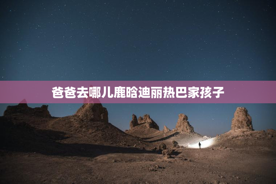 爸爸去哪儿鹿晗迪丽热巴家孩子