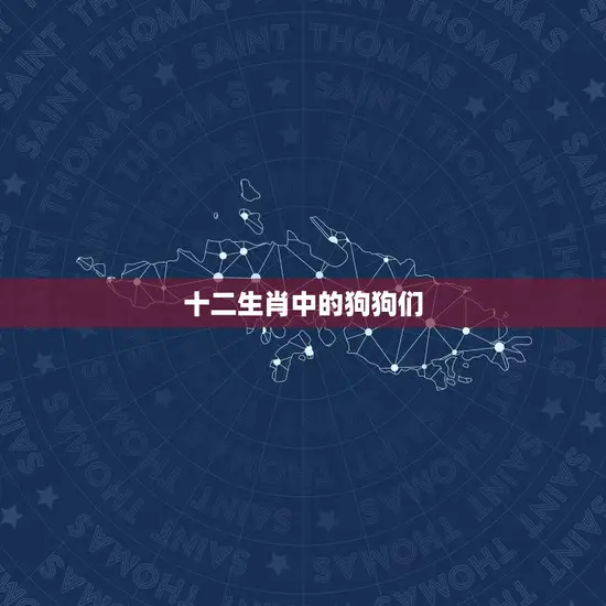 十二生肖中的狗狗们