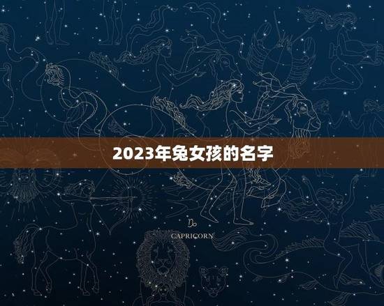 2023年兔女孩的名字(探寻兔女孩的独特魅力)