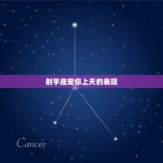 射手座宠你上天的表现