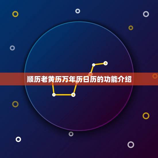 顺历老黄历万年历日历的功能介绍