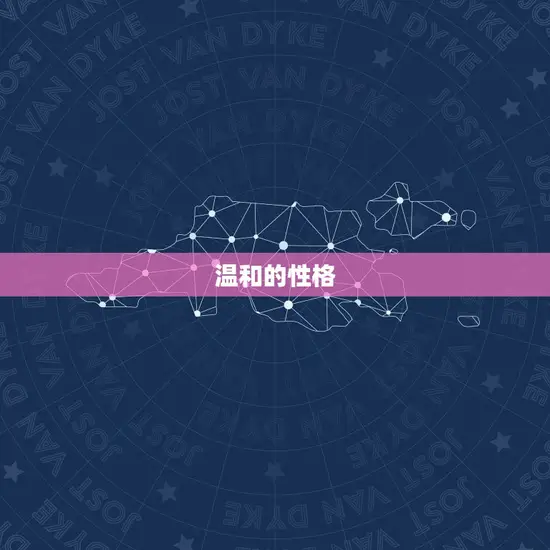 温和的性格