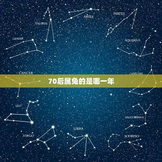 70后属兔的是哪一年(介绍中国传统生肖文化)