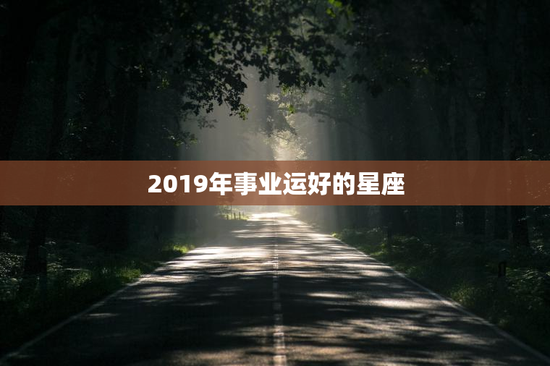 2019年事业运好的星座