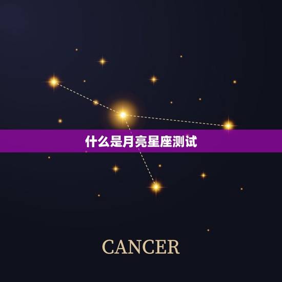 什么是月亮星座测试