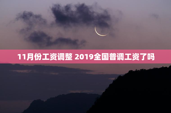 11月份工资调整 2019全国普调工资了吗