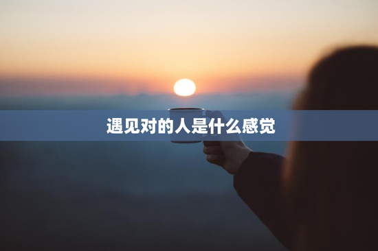 遇见对的人是什么感觉