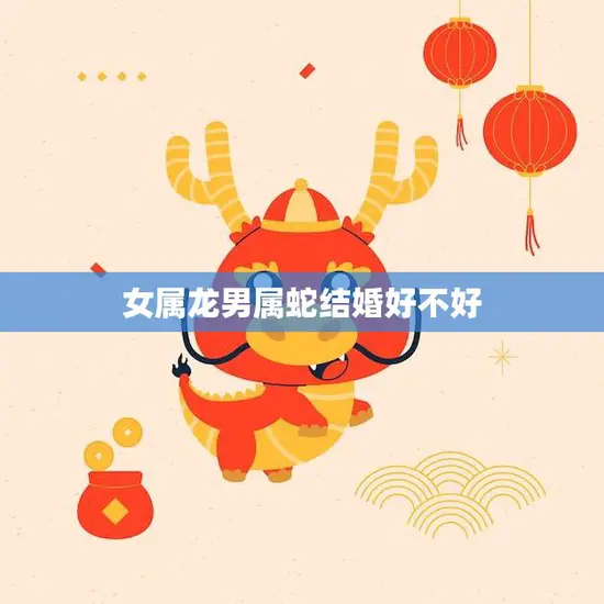 女属龙男属蛇结婚好不好(如何看待这对属相组合)
