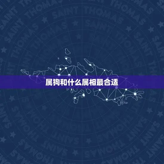属狗和什么属相最合适