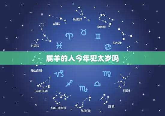 属羊的人今年犯太岁吗
