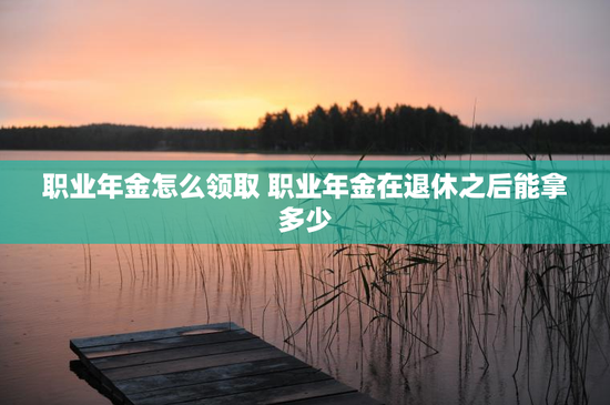 职业年金怎么领取 职业年金在退休之后能拿多少