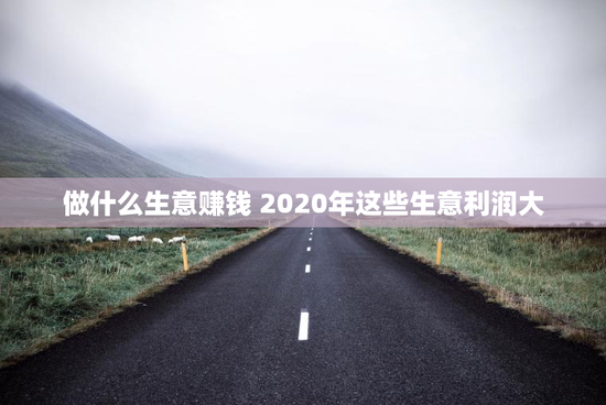 做什么生意赚钱 2020年这些生意利润大