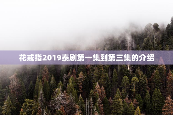 花戒指2019泰剧第一集到第三集的介绍