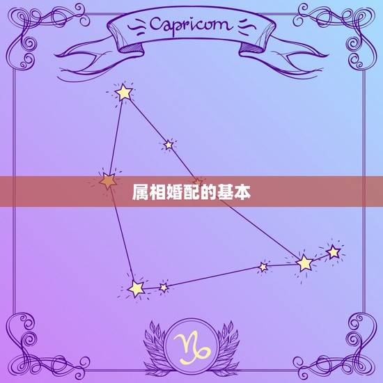 属相婚配的基本