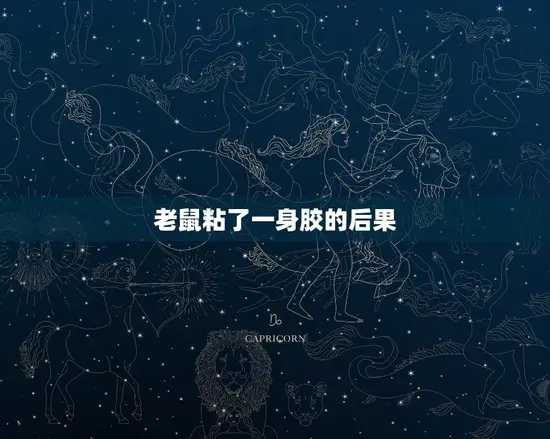 老鼠粘了一身胶的后果