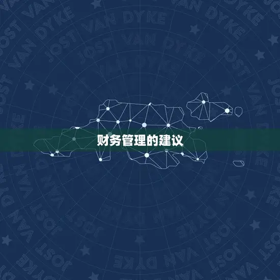 财务管理的建议