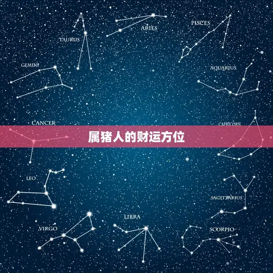 属猪人的财运方位