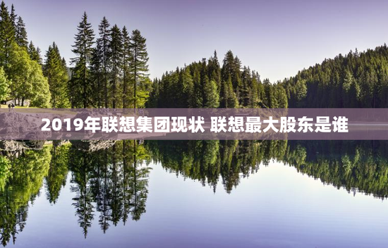 2019年联想集团现状 联想最大股东是谁