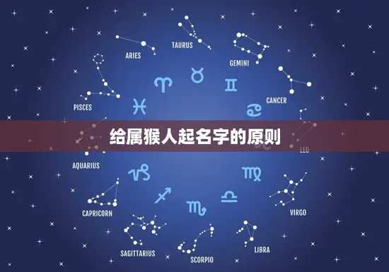 给属猴人起名字的原则