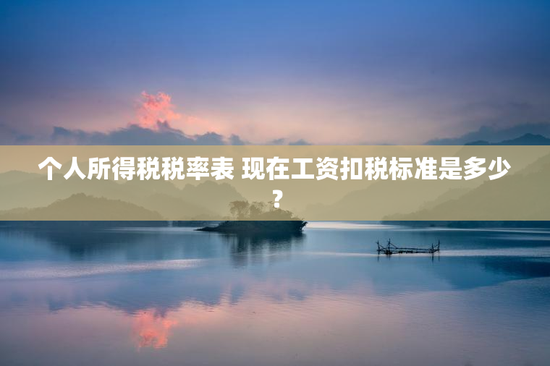个人所得税税率表 现在工资扣税标准是多少？