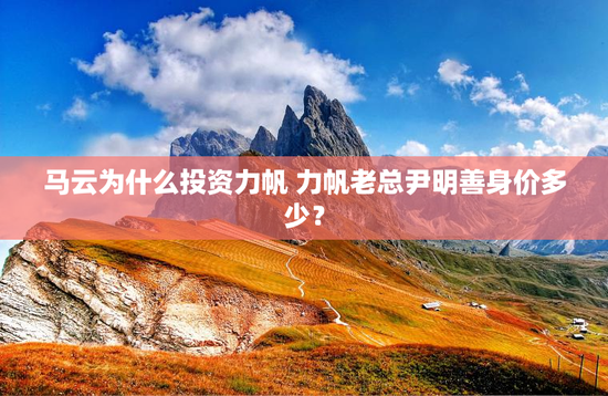 马云为什么投资力帆 力帆老总尹明善身价多少？