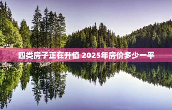 四类房子正在升值 2025年房价多少一平
