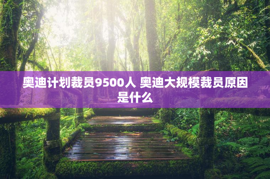 奥迪计划裁员9500人 奥迪大规模裁员原因是什么