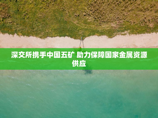 深交所携手中国五矿 助力保障国家金属资源供应