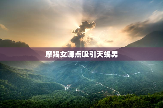 摩羯女哪点吸引天蝎男