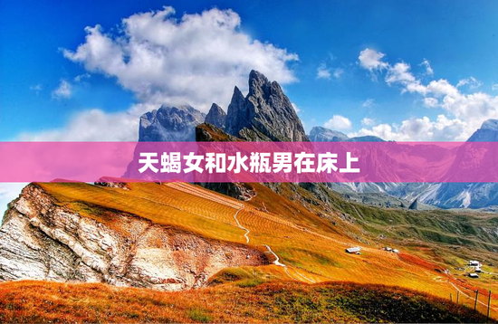 天蝎女和水瓶男在床上