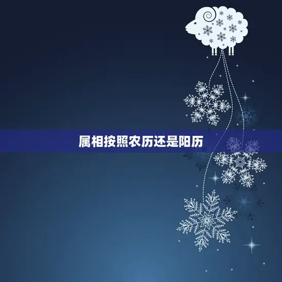 属相按照农历还是阳历