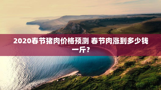 2020春节猪肉价格预测 春节肉涨到多少钱一斤？