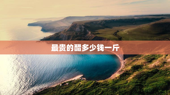 最贵的醋多少钱一斤