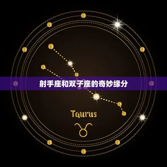 射手座和双子座的奇妙缘分