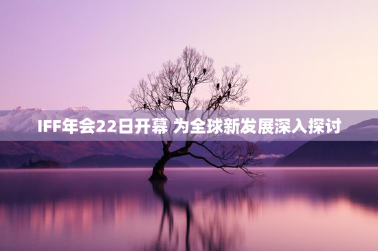 IFF年会22日开幕 为全球新发展深入探讨