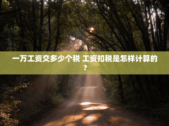 一万工资交多少个税 工资扣税是怎样计算的？