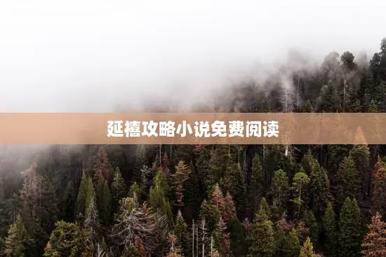 延禧攻略小说免费阅读