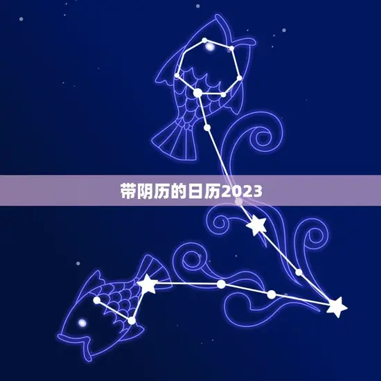 带阴历的日历2023
