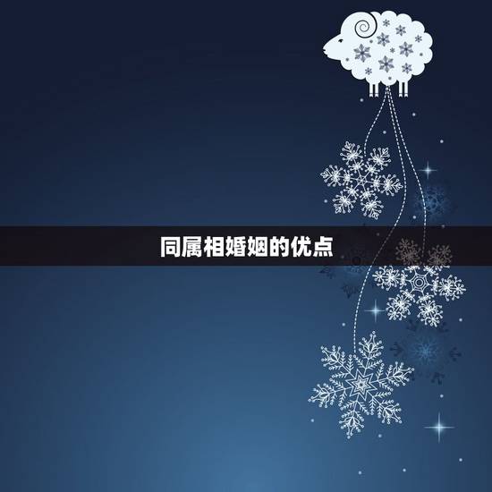 同属相婚姻的优点