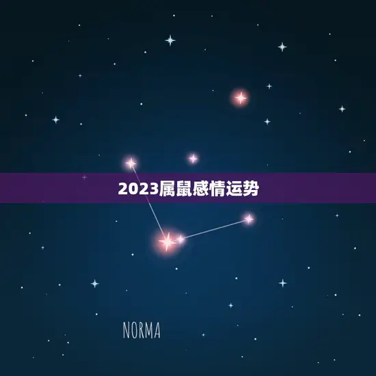 2023属鼠感情运势