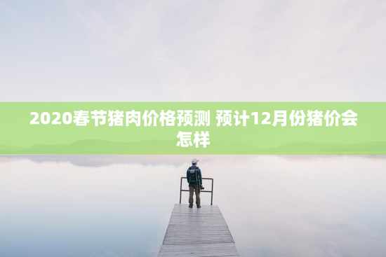 2020春节猪肉价格预测 预计12月份猪价会怎样