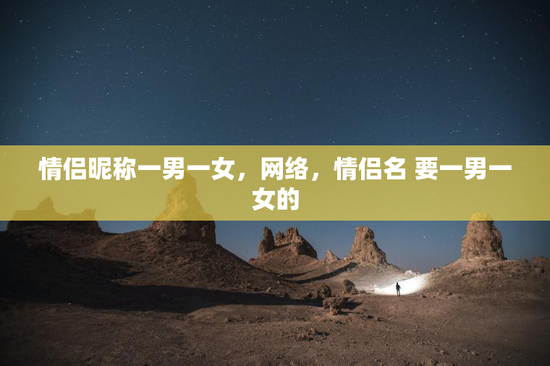 情侣昵称一男一女，网络，情侣名 要一男一女的