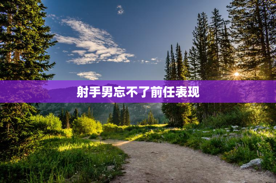 射手男忘不了前任表现