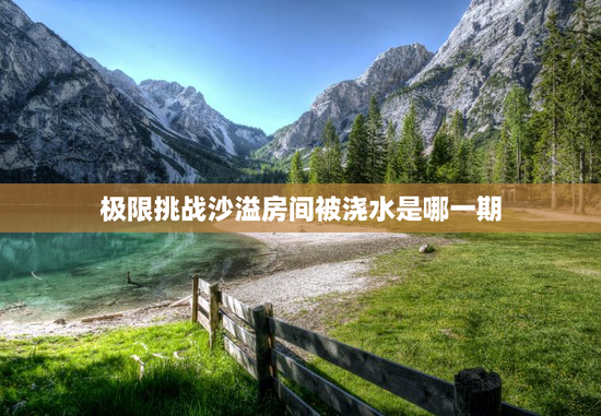 极限挑战沙溢房间被浇水是哪一期