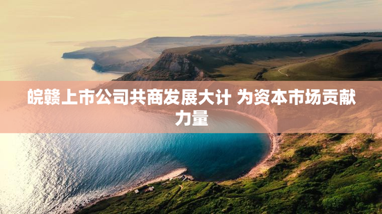 皖赣上市公司共商发展大计 为资本市场贡献力量