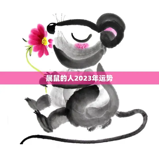 属鼠的人2023年运势(大展宏图财运亨通)